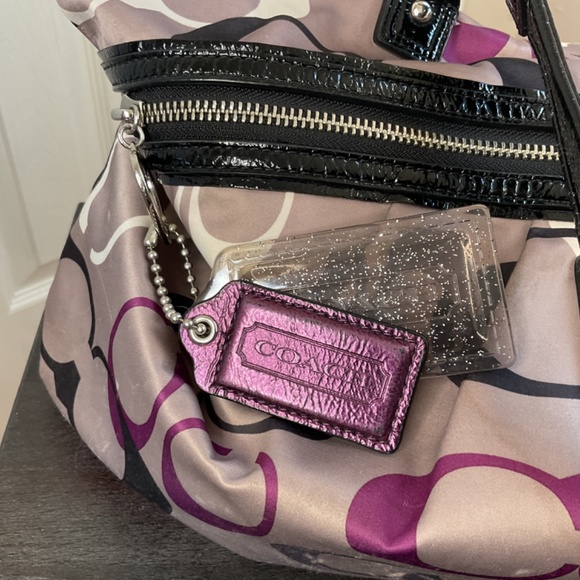 Coach Daisy Optic Print Multi-Tote M1294-F22961 In Purples - Picture 12 of 15